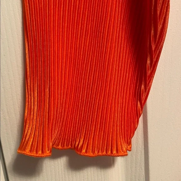 Orange Long Sleeve Textured Maxi Dress…size XL - Picture 3 of 5